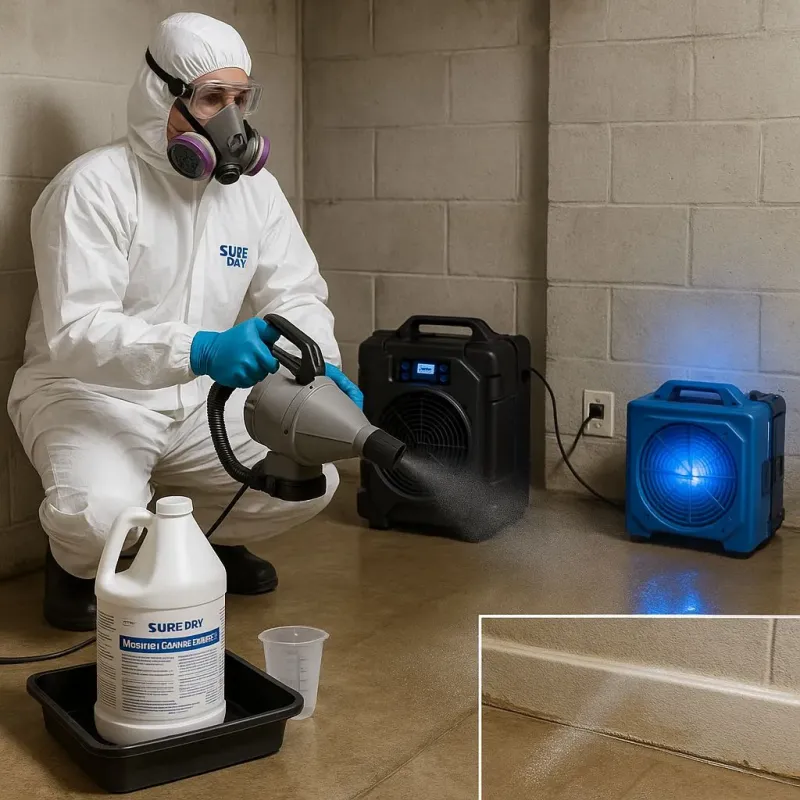 Sanitization and Odor Removal process in Annetta, TX